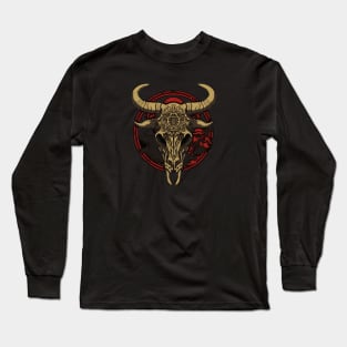 bull skull Long Sleeve T-Shirt